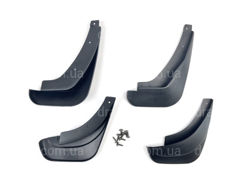 Бризковики Mazda 2 ХЕТЧБЕК 2007-2014, комплект 4шт. артикул 7838
