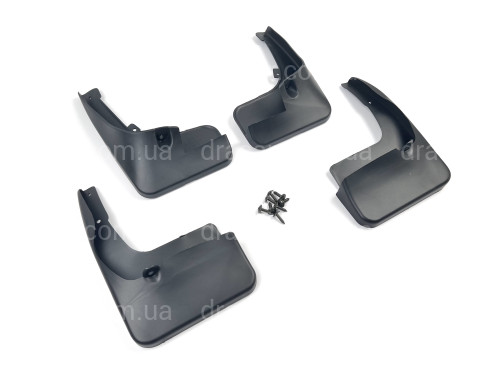 Бризковики Peugeot 206 хетчбек 2004-2008, комплект 4шт. артикул 7839