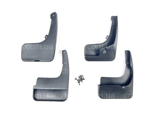 Бризковики Peugeot 206 хетчбек 2004-2008, комплект 4шт. артикул 7839