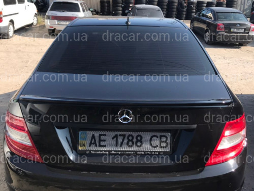 Спойлер ліп на багажник Mercedes-Benz C-class W204 2007-2014 ABS пластик під фарбування артикул 6795