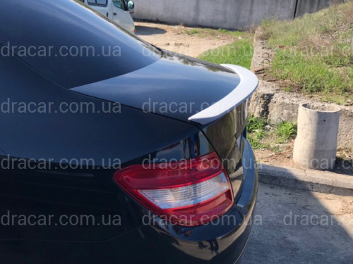 Спойлер ліп на багажник Mercedes-Benz C-class W204 2007-2014 ABS пластик під фарбування артикул 6795