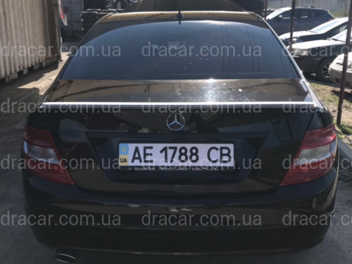 Спойлер ліп на багажник Mercedes-Benz C-class W204 2007-2014 ABS пластик під фарбування артикул 6795