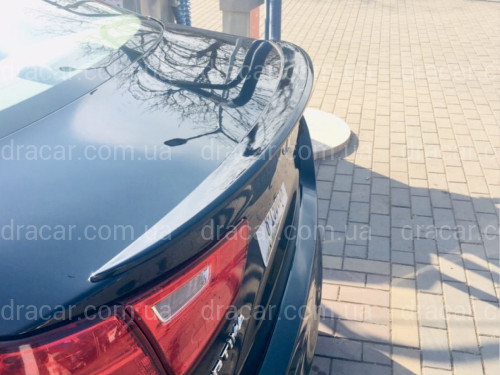 Спойлер ліп на багажник Kia Optima 2014-2015 ABS пластик під фарбування артикул 6924