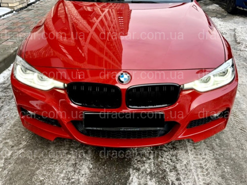 Решітки радіатора ніздрі M3 стиль BMW 3 series F30 F31 чорний глянець 2шт. артикул 7919