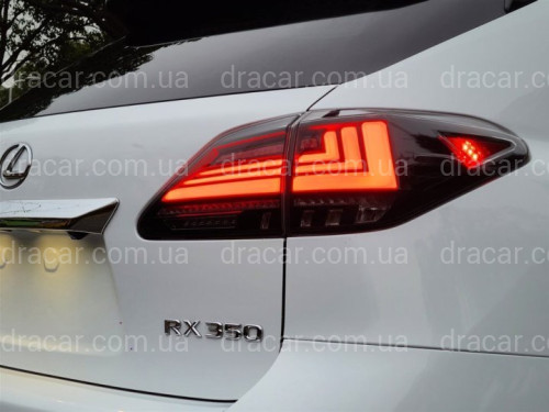 Задні ліхтарі Lexus RX 350 / 450h 2009-2015 у стилі рестайлінг 2020+ 4шт  артикул 7900