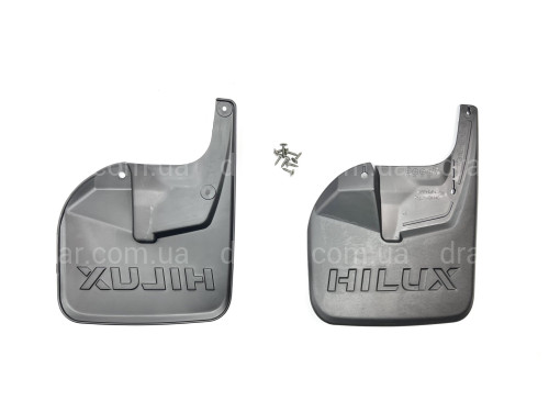 Бризковики передні Toyota Hilux 2015-2020, комплект 2шт. артикул 7789
