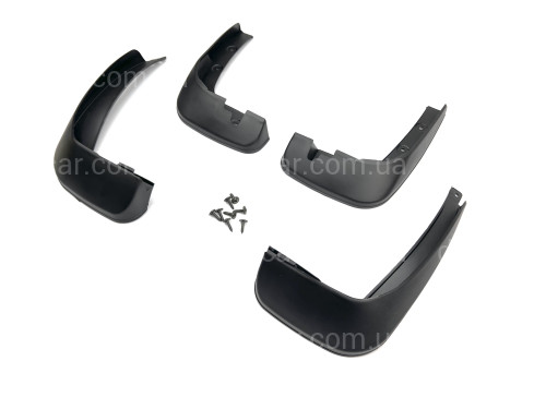 Бризковики Honda Jazz / Fit 2010-2013, комплект 4шт. артикул 7807
