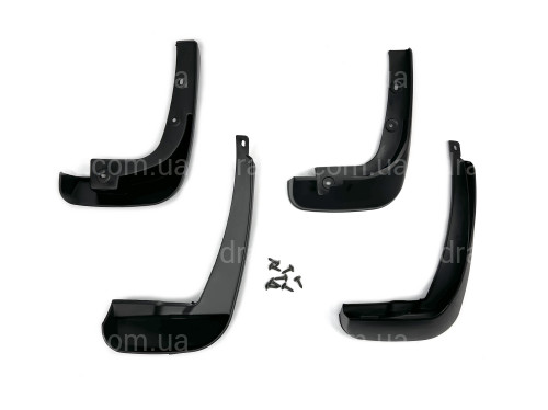 Бризковики Honda Jazz / Fit 2010-2013, комплект 4шт. артикул 7807