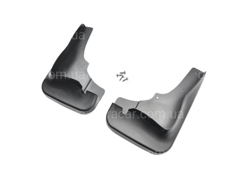 Бризковики передні Mitsubishi Outlander XL 2007-2012 під широкий поріг комплект 2 шт артикул 6590