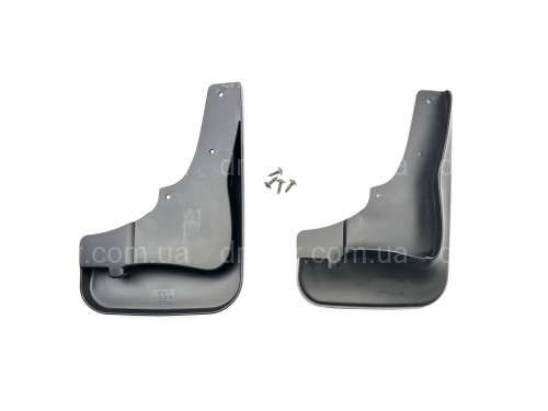 Бризковики передні Mitsubishi Outlander XL 2007-2012 під широкий поріг комплект 2 шт артикул 6590