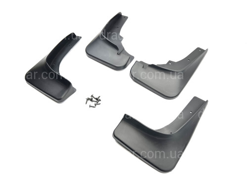 Бризковики Mitsubishi Outlander XL  2007-2012 під вузький поріг комплект 4шт артикул 4551