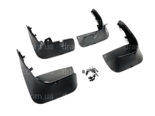 Бризковики Mercedes Benz W221 2005-2013 (без обвісу) комплект 4шт артикул 4552