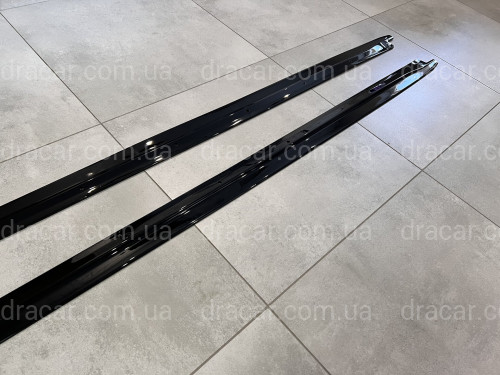 Леза під пороги M-Performance BMW X5 F15 2шт. чорний глянець артикул 7895