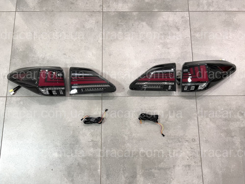 Задні ліхтарі Lexus RX 350 / 450h 2009-2015 у стилі рестайлінг 2020+ 4шт  артикул 7900