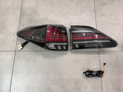 Задні ліхтарі Lexus RX 350 / 450h 2009-2015 у стилі рестайлінг 2020+ 4шт  артикул 7900