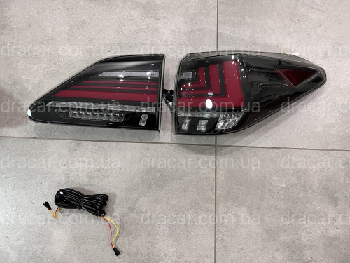 Задні ліхтарі Lexus RX 350 / 450h 2009-2015 у стилі рестайлінг 2020+ 4шт  артикул 7900