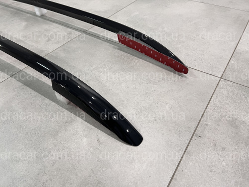 Рейлінги на дах OEM Porsche Cayenne 958/Volkswagen Touareg 2010-2018 алюміній 2шт. колір чорний артикул 7976