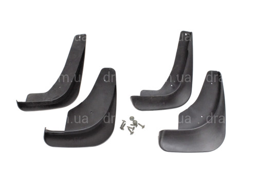 Бризковики Mazda 3 СЕДАН З ПОРОГАМИ 2006-2008, комплект 4шт. артикул 6567