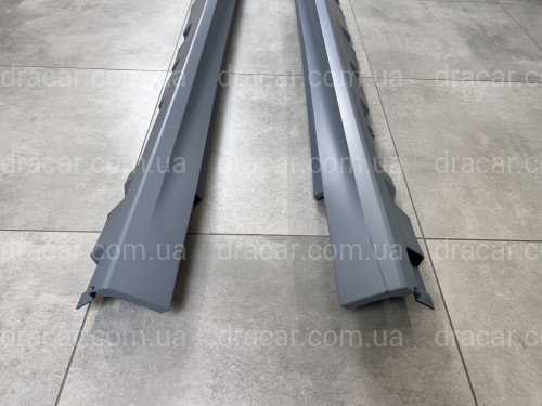 Накладки на пороги M-paket BMW 5 series F10 F11 2010-2016 артикул 7925