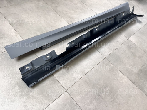 Накладки на пороги M-paket BMW 5 series F10 F11 2010-2016 артикул 7925
