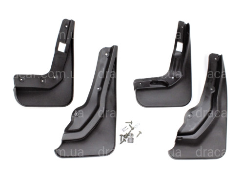 Бризковики Mercedes-Benz C-class W204 2011-2015 комплект 4 шт. артикул 6342