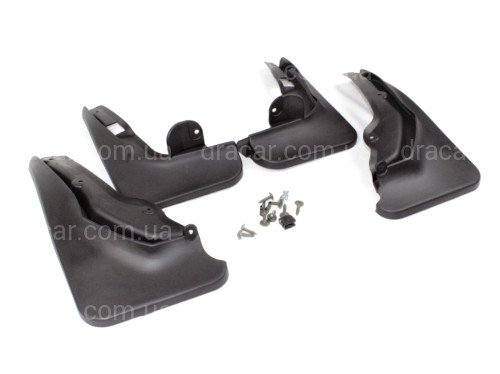 Бризковики Mercedes-Benz C-class W204 2011-2015 комплект 4 шт. артикул 6342