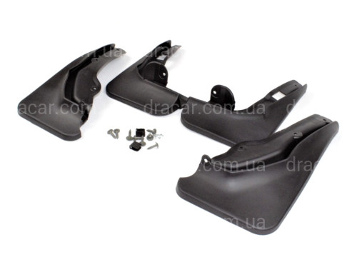 Бризковики Mercedes-Benz C-class W204 2011-2015 комплект 4 шт. артикул 6342