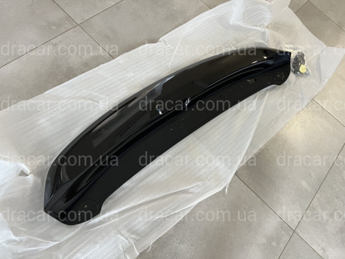 Спойлер козирок Toyota Land Cruiser 200 2007-2015  ABS пластик чорний колір артикул 1487