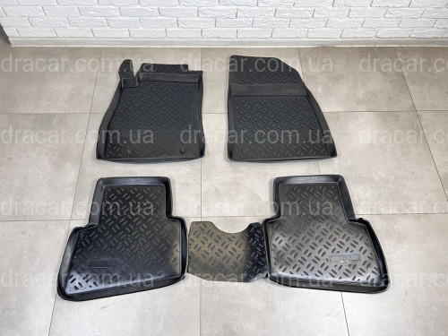 Килими салону поліуретанові з бортом Aileron Nissan Juke 2011-2017 комплект 4шт. артикул 2476