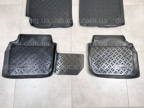 Килими салону поліуретанові з бортом Aileron Hyundai Elantra MD 2010-2015 комплект 4шт. артикул 6082