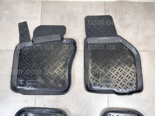 Килими салону поліуретанові з бортом Aileron Skoda Octavia A5 2004-2013 комплект 4 шт. артикул 6737