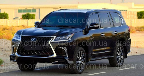 Обвіc тюнінг переднього бампера TRD Lexus LX 570 2016-2022 артикул 1010