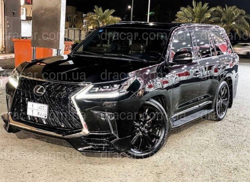 Обвіc тюнінг переднього бампера TRD Lexus LX 570 2016-2022 артикул 1010