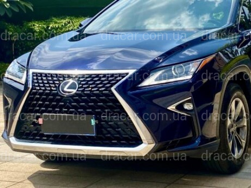 Бампер комплектний  з решіткою у стилі 2020+ для Lexus RX 2015-2019 артикул 6478