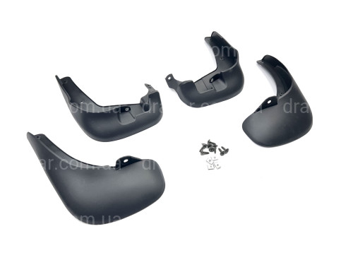 Бризковики Hyundai Santa Fe до рестайлінгу 2006-2009, комплект 4шт. артикул 7986