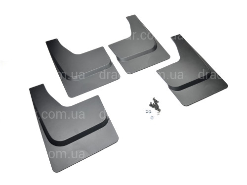 Бризковики Ford F-150 2005-2019 без розширювачів арок, комплект 4шт. артикул 7797