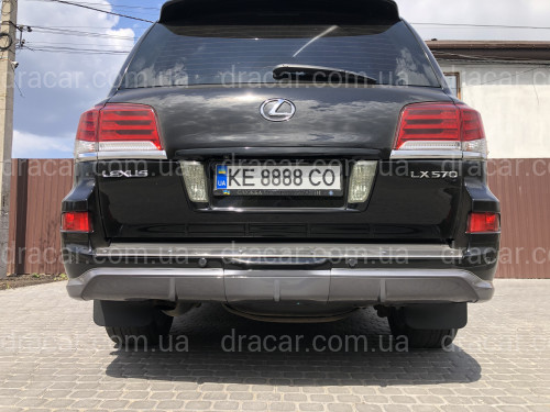 Спідниця обвіс заднього бампера F-Sport Lexus LX 570 2012-2015 артикул 5780