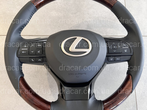 Кермо у зборі чорне з деревом Lexus LX 570 / GX 460 артикул 7969