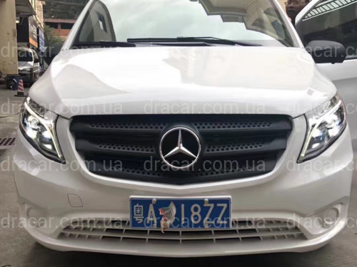 Full led фари стиль OEM Mercedes Benz W447 Vito / V-class / Metris (ліва+ права) комплектні з блоками артикул 7750