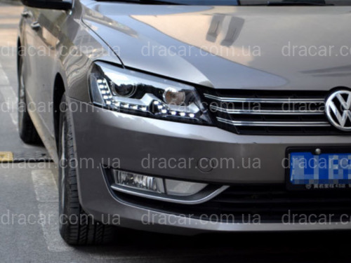 Передні фари Volkswagen Passat B7 USA 2011-2015 артикул 7015