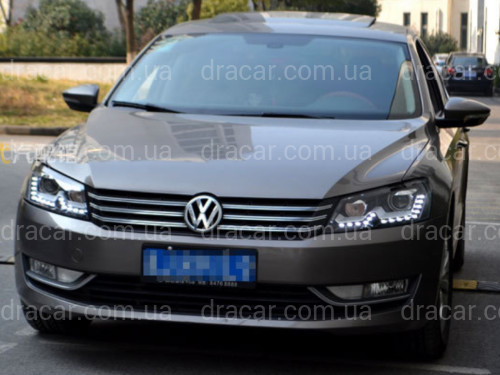 Передні фари Volkswagen Passat B7 USA 2011-2015 артикул 7015