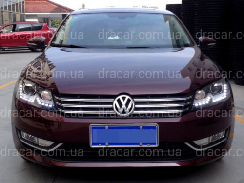 Передні фари Volkswagen Passat B7 USA 2011-2015 артикул 7015
