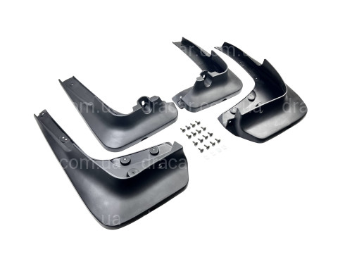 Бризковики під підножку  BMW X6 E71 07-13 / F16 14-18 комплект 4шт. артикул 3872
