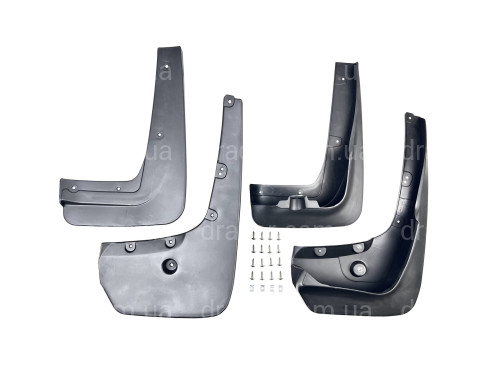 Бризковики під підножку  BMW X6 E71 07-13 / F16 14-18 комплект 4шт. артикул 3872