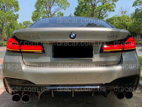 Комплект обвісу рестайлінгу в стилі M5 LCI 2020+ для BMW 5 series G30 2016-2020 артикул 8019