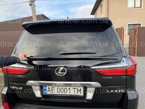 Спойлер WALD Lexus LX 450D / 570 2015-2022 ABS пластик, колір чорний артикул 6546