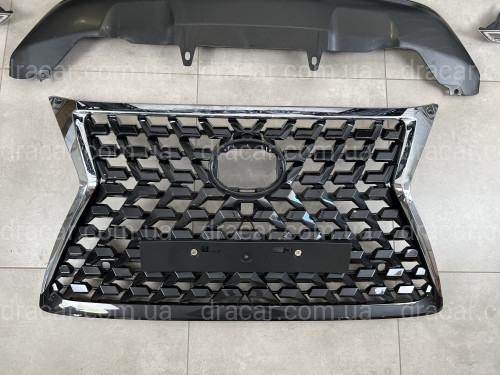 Бампер передній у зборі з решіткою рестайлінг 2020+ Lexus GX460 2014-2023 артикул 1796