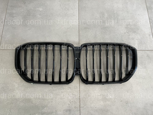 Решітка радіатора ніздрі M-Perfomance стиль BMW X5 G05 2019-2022 чорний глянець артикул 7889