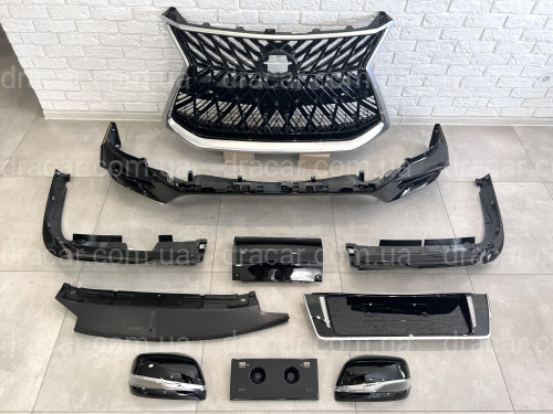 Обвіc комплект TRD SUPERIOR Lexus LX 570 450d 2015-2022 ABS пластик колір чорний артикул 6906