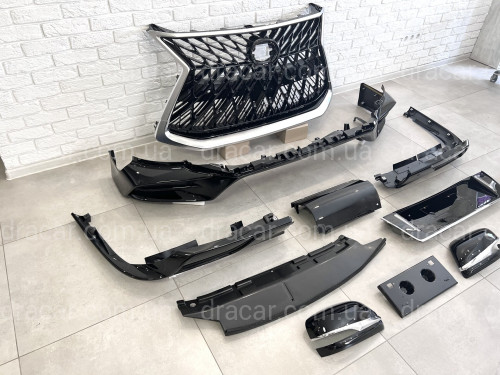 Обвіc комплект TRD SUPERIOR Lexus LX 570 450d 2015-2022 ABS пластик колір чорний артикул 6906